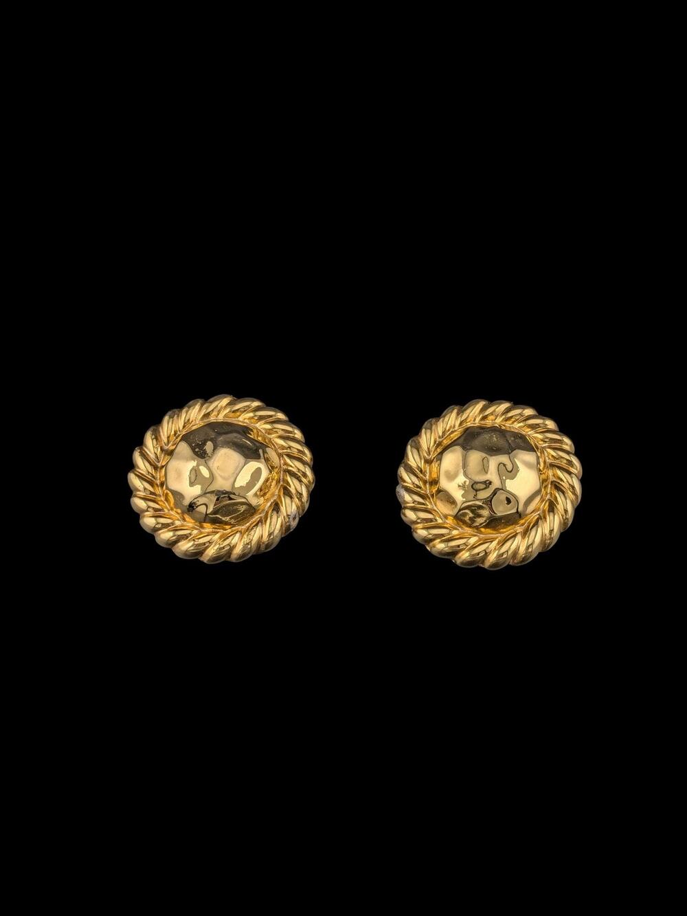 1980s Anne Klein Style Clip Earrings
